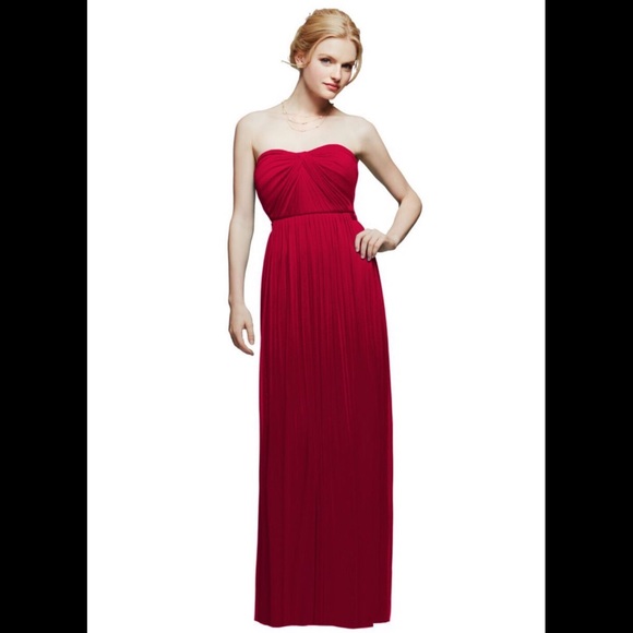 David's Bridal Dresses & Skirts - Versa Mesh Convertible Dress Cherry Red 0 NWT